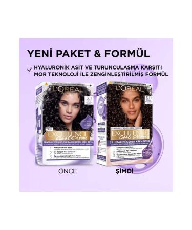 L'Oreal Paris L'Or al Paris Excellence Cool Creme 6.11 Extra Ash Dark Blonde Hair Dye - Buy Online on GoSupps.com