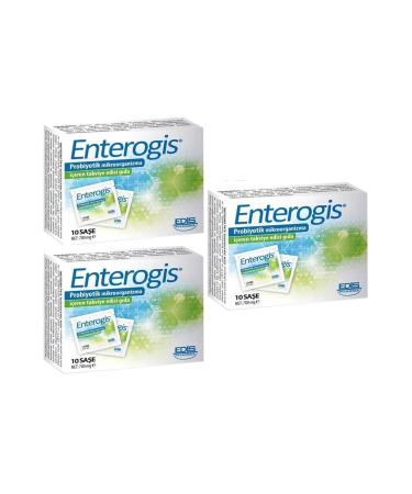 EDIS PHARMA Enterogis 10 Sachets 3 Pieces