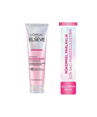 L'Oreal Paris L'Or al Paris Elseve Glycolic Gloss Smoothing Conditioner for Perfect Shine 150ml
