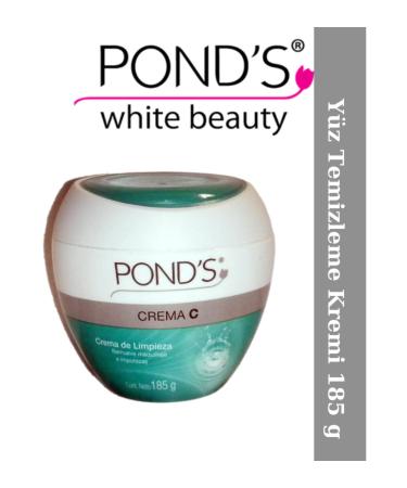 Ponds Pond's Crema C Pore Opener Dermatological Make-up and Facial Cleanser with Vitamin C 185 gr (Imported)