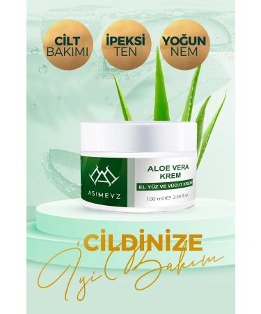 Asimeyz Refreshing and Moisturizing Soothing Pure Aloe Vera Gel Cream 100ml (Paraben and alcohol free) - Buy Online on GoSupps.com