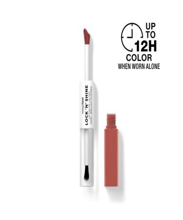 WET N W LD Megalast Lock 'N' Shine 2 in 1 Lip Color + Gloss Megalast Lock 'N' Shine colored lipstick + Shine