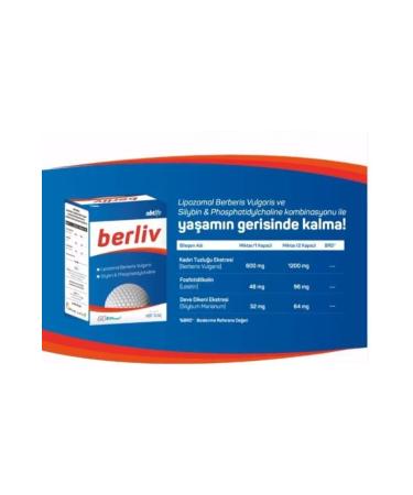 NBT Life Berliv Liposomal Berberine Capsule 60 - Buy Online on GoSupps.com