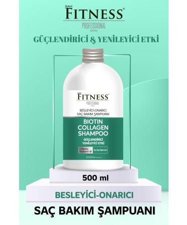 Fitness Professional Biotin Collagen Shampoo 500 ml Nourishing Repair Fast Growth Effective - Buy Online on GoSupps.com