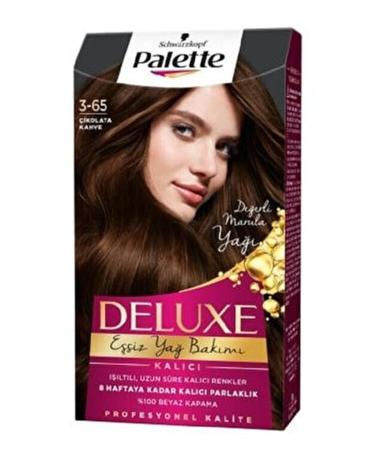 Palette Deluxe Hair Dye 3.65 Choco Coffee X 3 Pieces