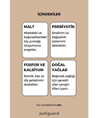 Patiguard Malt Paste 100 gr Anti Hairball Cat Malt Paste Multi Vitamin for All Cats - Buy Online on GoSupps.com