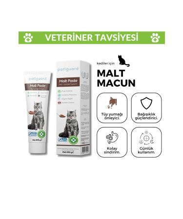 Patiguard Malt Paste 100 gr Anti Hairball Cat Malt Paste Multi Vitamin for All Cats - Buy Online on GoSupps.com