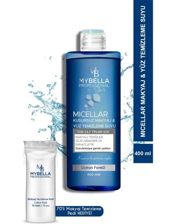 MY Bella Cosmetics My Bella Micellar Vegan Perfect Makeup and Facial Cleansing Water 400 ml