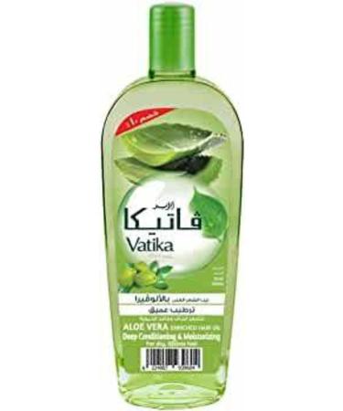 Vatika Naturals Aloe Vera Hair Oil | Olive & Henna | For Dry Lifeless Hair - 180ml
