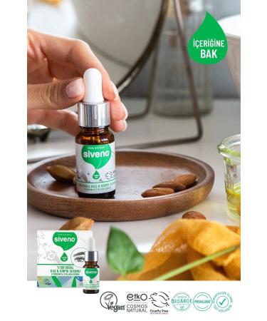 Siveno 0 Natural Eyebrow and Eyelash Serum Herbal Intensive Revitalizing Intensive Care Oil Vegan 10 ml - Buy Online on GoSupps.com