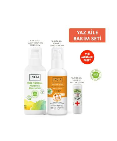 INCIA 0 Natural Summer Family Care Set