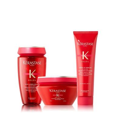 Kerastase Soleil Sun Protection Hair Care Set Shampoo 250ml-Hair Conditioner 200ml-Hair Mask 200ml CYT65