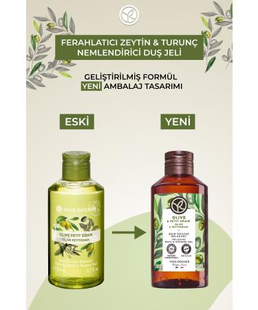 Yves Rocher Moisturizing Shower Gel - Refreshing Olive Citrus - 200ml-15503 - Buy Online on GoSupps.com