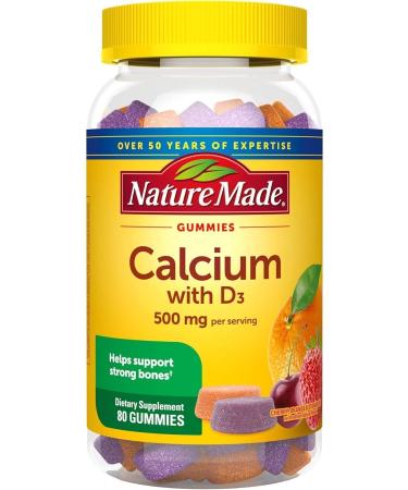 Nature Made Calcium 500 mg 80 Gummies