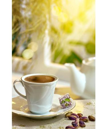 HANEZAN Pomegranate Flavored Pistachio Double Roasted Turkish Delight 500 Grams - Buy Online on GoSupps.com