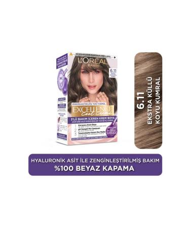 L'Oreal Paris L'Or al Paris Excellence Cool Creme 6.11 Extra Ash Dark Blonde Hair Dye