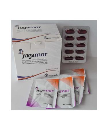 Jugamor is a food supplement containing myo-inositol L-cystine Probiotic Microorganism and Multivitamin. - Buy Online on GoSupps.com