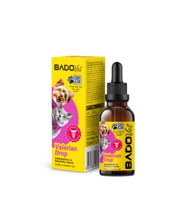 Bado Valerian Drop Calming Drops for Cats and Dogs 50 ml - Buy Online on GoSupps.com
