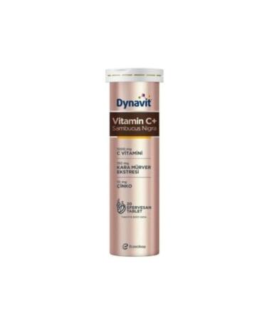 Dynavit Vitamin C Sambucus Nigra 20 Effervescent Tablets (SINGLE)