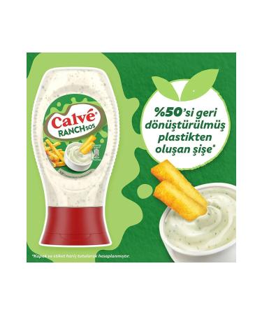 Calve Ranch Sauce 245g + Cheddar Sauce 240g + Burger Sauce 245g - Buy Online on GoSupps.com