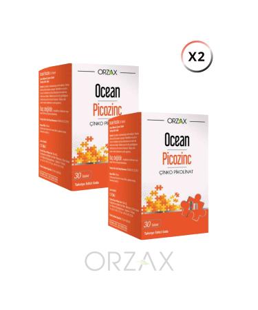 Ocean Picozinc Food Supplement 30 Tablets. (2 PCS) & (1x100ml Face Wash Gel) /-Set/1300