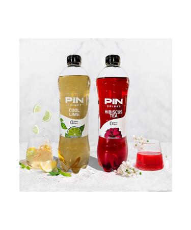 Pin Hibiscus Tea & Cool Lime Trial Pack - Sugar Free & Calorie Free 6 Pieces X 1 Liter - Buy Online on GoSupps.com