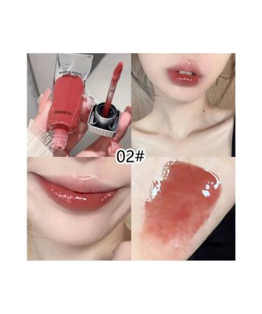 shaqinuo Creamy Water Gloss Lip Gloss Mirror Glass Lips Finish 1 Moisturizing Lip Gloss