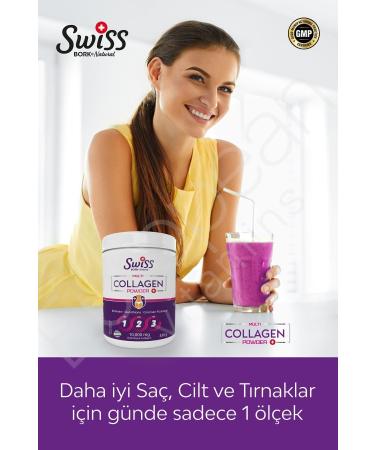 Bork Swiss Natural Bork Multi Collagen Powder 330 gr Multivitamin Rich Food Supplement Type 1-2-3 - Buy Online on GoSupps.com