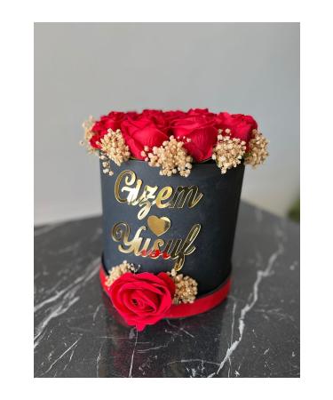 Ugur Efendi Confectionery Iklim Flowers Girl's Request Bride Wedding Engagement Promise Flower (Hand Written Delivery)