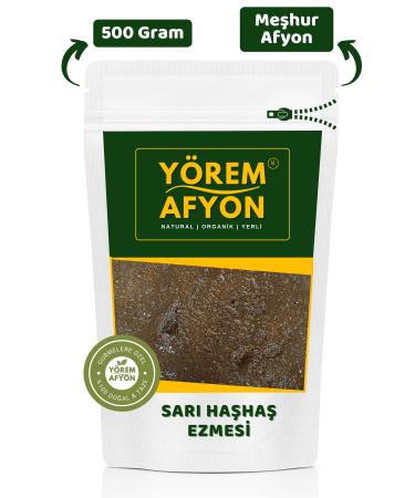 G l ehre Famous Afyon Geographically Registered Crushed Roasted Yellow Poppy Seed Paste (FOR PASTRY) | 500Gr.