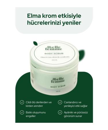 Belle Femme Body Peeling Nourishing Moisturizing Strawberry Leg Anti-Appearance 250 Ml.