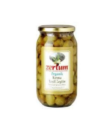 Zertum Organic Cracked Green Olives 1000 gr