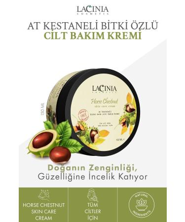 Lacinia Horse Chestnut Essence Skin Care Cream 150 ml Suitable for Body Care
