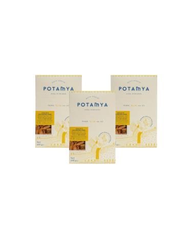 POTAMYA 240g Organic Yellow Lentil Penne X3