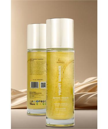 Heleniatic Cosmetic Helens' Velvet Shimmer Luminous Dry Oil | 100 ml | Moisturizer for Skin Body and Hair Care - Buy Online on GoSupps.com