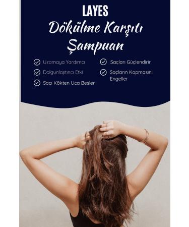 Layes Anti-Hair Loss Care Shampoo Helping to Grow Fast Salt-Free Paraben-Free Sulfate-Free - Buy Online on GoSupps.com