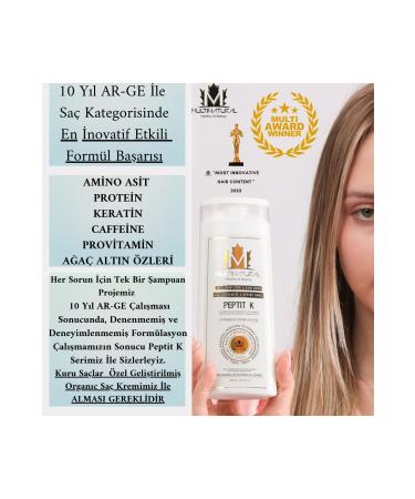 multinatural Anti Dandruff and Seborrheic Hair Loss Shampoo Eczema -ns Keratin Protein Peptide Caffeine Eczema - Buy Online on GoSupps.com