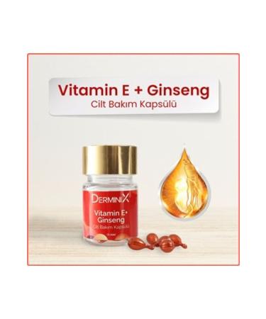 Derminix Vitamin E Ginseng Skin Care Capsule - Buy Online on GoSupps.com