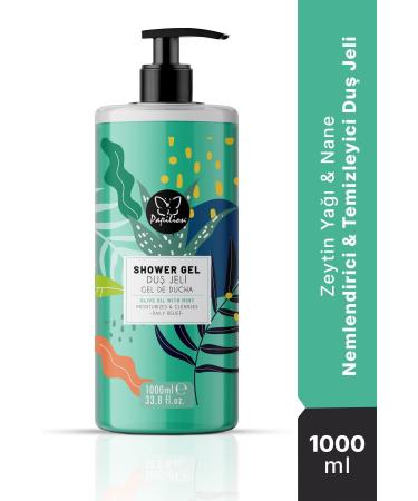 Papilion Shower Gel 1000 Ml Olive Oil with Mint