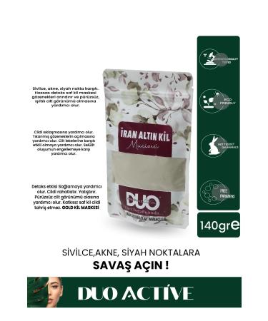 duo pure active gold pure clay mask gentle detox mask - Buy Online on GoSupps.com