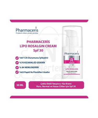 Pharmaceris Lipo Rosalgin Cream For Dry Skin 30 ml Soothing Cream For Dry Skin Spf30