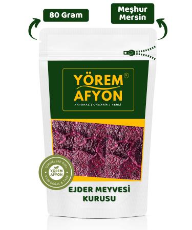 G l ehre Y rem Afyon Diet Friendly Gluten Free Dried Red Dragon Fruit Preserving Nutritional Values | 80Gr.