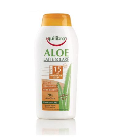 Equilibra Aloe Spf 15 Medium Protection Lotion Sun Milk 250 ml