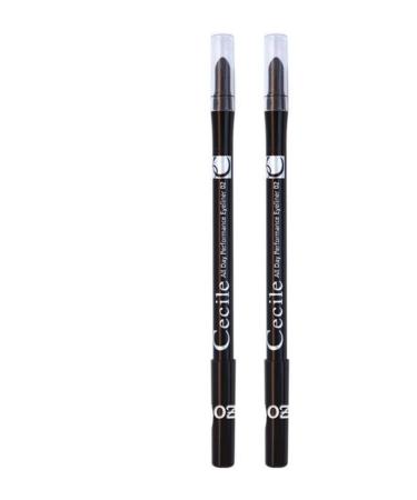 Cecile Eyeliner - All Day Performance Eyeliner 02-black Eyeliner Set
