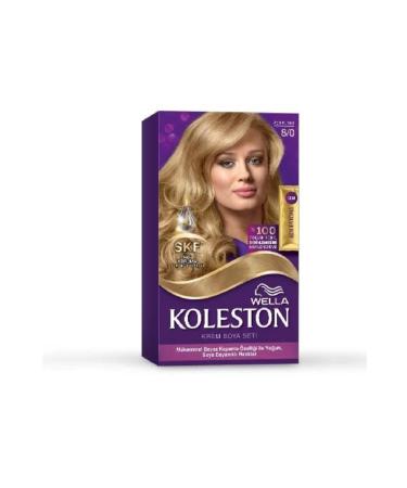 Wella Hair Color Set 8.0 Light Blonde