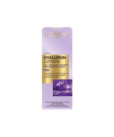 L'Oreal Paris Loreal Hyaluron Skin Plumping Moisturizing Eye Cream 15 Ml