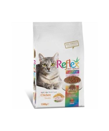 Reflex Multicolor Colorful Adult Cat Food 1.5 Kg