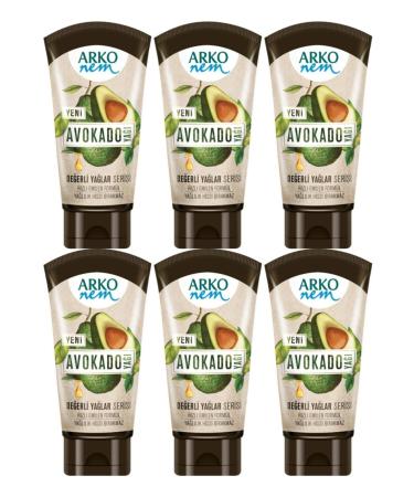 Arko Nem Precious Oils Avocado Oil Cream 60 Ml 6 Pieces