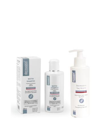 Dermoskin Biotin Shampoo (Women) + Hair Conditioner Gift Advantage Package 200 Ml