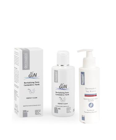 Dermoskin Acgun Revitalizing Tonic + Hair Conditioner Gift Advantage Package 200 Ml